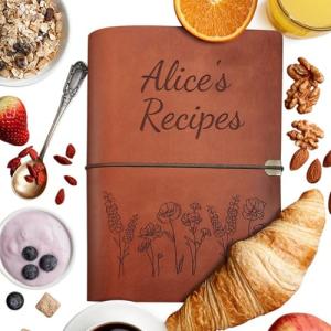 Personalized Leather Recipe Book for Harry Potter Fans