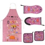 Funny Harry Potter Kitchen Apron Set for Fans