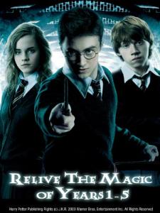 Harry Potter Complete Years 1 to 5 Collection