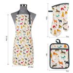 Harry Potter Cooking Set: Oven Mitts, Apron & Potholders