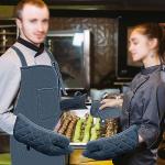 Harry Potter Cooking Apron and Oven Mitt Set