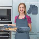 Harry Potter Cooking Apron and Oven Mitt Set