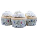 Hogwarts Foil-Lined Cupcake Cases - 30 Pack