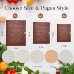 Personalized Leather Recipe Book for Harry Potter Fans