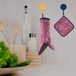 Funny Harry Potter Kitchen Apron Set for Fans