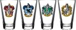 Harry Potter House Crest Pint Glass Set of 4