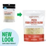 Happy Belly Four Cheese Shredded Pizza Blend 8oz