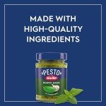 Barilla Rustic Basil Pesto Sauce, 6.5 oz Jar