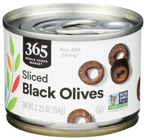 Sliced Ripe Olives by Whole Foods, 2.25 oz
