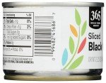 Sliced Ripe Olives by Whole Foods, 2.25 oz