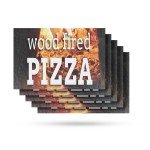 Authentic Wood Fired Pizza Vinyl Decal Design
