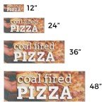 Authentic Coal Fired Pizza Vinyl Decal