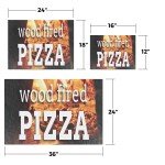 Authentic Wood Fired Pizza Vinyl Decal Design