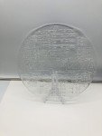 Charming 12" Glass Pizza Serving Plate