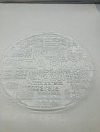 Charming 12" Glass Pizza Serving Plate