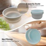 4-Pack Stackable Silicone Pizza Dough Containers