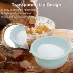 4-Pack Stackable Silicone Pizza Dough Containers
