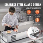 VEVOR Stainless Steel Pizza Prep Station 130W
