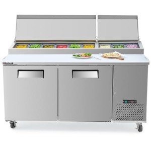Wilprep 70" Commercial Stainless Steel Pizza Prep Table
