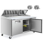 Wilprep 70" Commercial Stainless Steel Pizza Prep Table