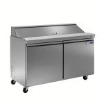 Kratos 61" Commercial Pizza Prep Table with 16 Pans