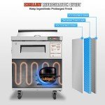 28" Commercial Salad Prep Table Refrigerator