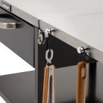 Stainless Steel Folding Table and Grill Stand