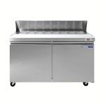 Kratos 61" Commercial Pizza Prep Table with 16 Pans