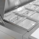 Kratos 61" Commercial Pizza Prep Table with 16 Pans