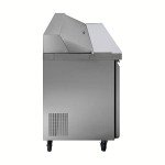 Kratos 61" Commercial Pizza Prep Table with 16 Pans