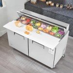 VEVOR 60" Stainless Steel Food Prep Table
