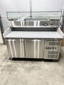 Italian Marble Top Pizza Prep Table 60”