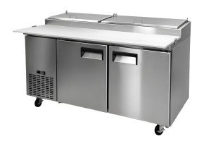 71" Refrigerated Pizza Prep Table with 8 Pans