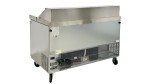 60" Two Door Pizza Prep Table with 16 Pans