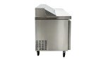 60" Two Door Pizza Prep Table with 16 Pans