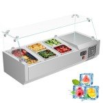 40-Inch Bar Prep Table with Pizza Pans