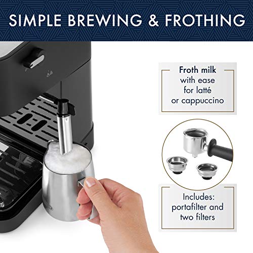 De'Longhi Espresso & Cappuccino Maker, 15 Bar Pressure