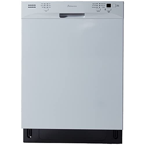 Kalamera 24-Inch Built-In Dishwasher with 6 Wash Cycles