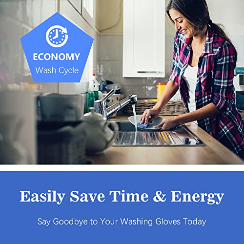 Kalamera 24-Inch Built-In Dishwasher with 6 Wash Cycles