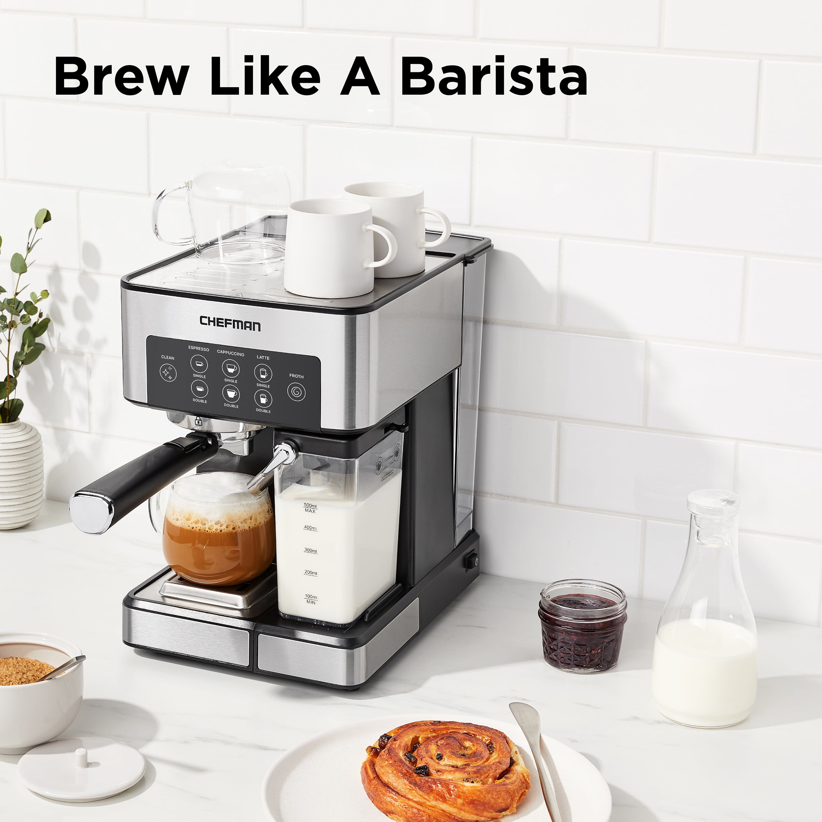 Barista Pro Espresso Machine for Cappuccinos & Lattes