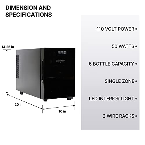 Koolatron Urban Series 6-Bottle Wine Cooler