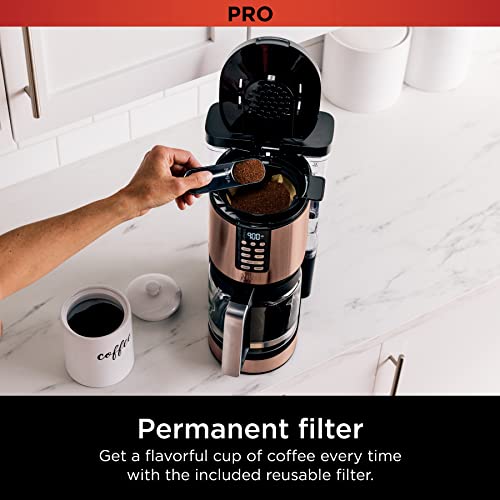 Ninja XL Programmable Coffee Maker with Timer, Copper