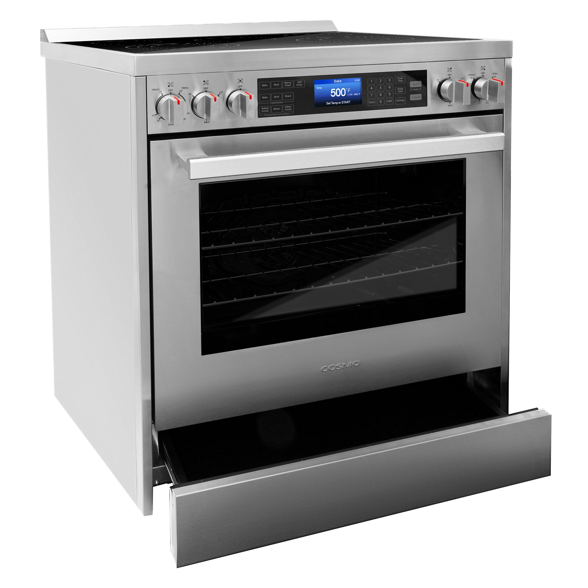 Cosmo 30-Inch Electric Range with Convection Oven