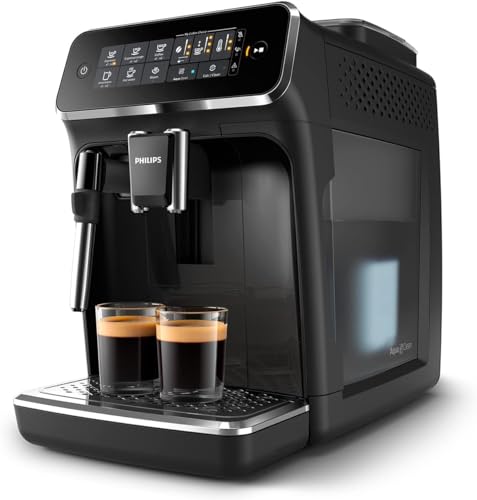Philips Automatic Espresso Machine with Milk Frother, Black