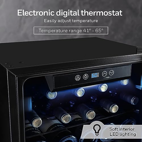 Honeywell H34WCB Black Wine Cooler