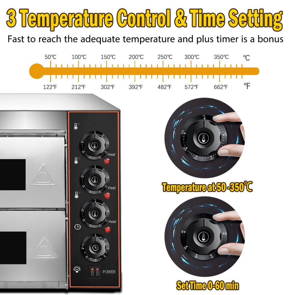 40L Pizza Toaster Oven with Timing System