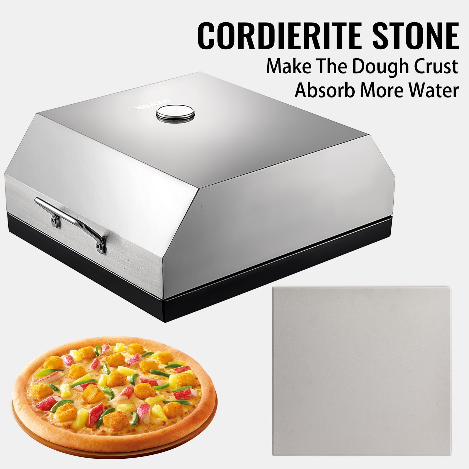 Portable Wood Fired Pizza Oven Stainless Steel Top