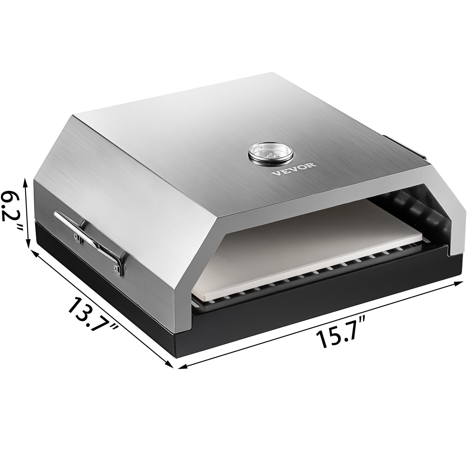 Portable Wood Fired Pizza Oven Stainless Steel Top