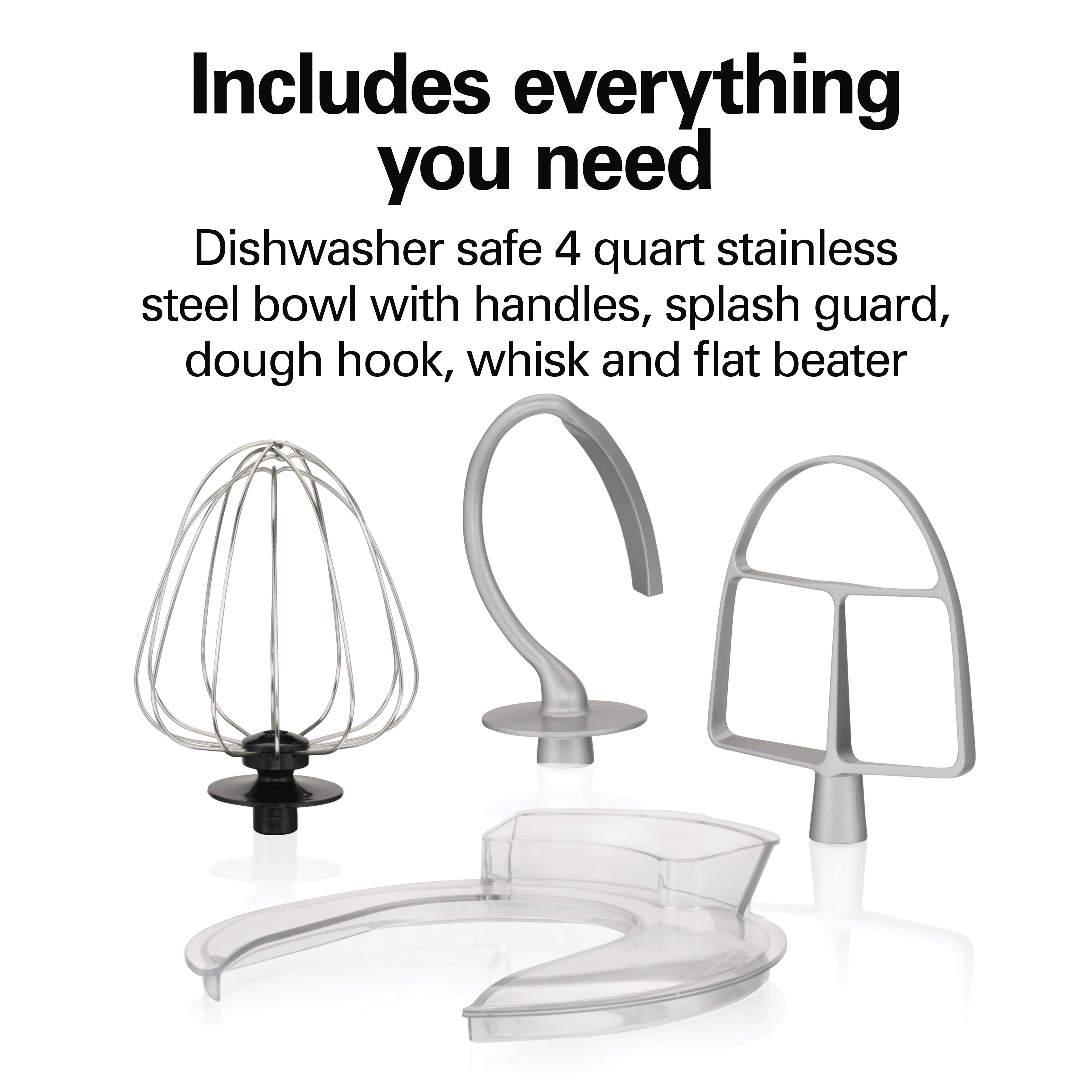 Hamilton Beach 7 Speed Stand Mixer, Silver (63392)