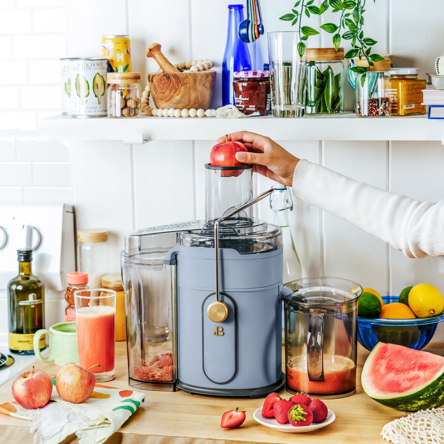 Drew Barrymore's Blue Electric Juice Extractor